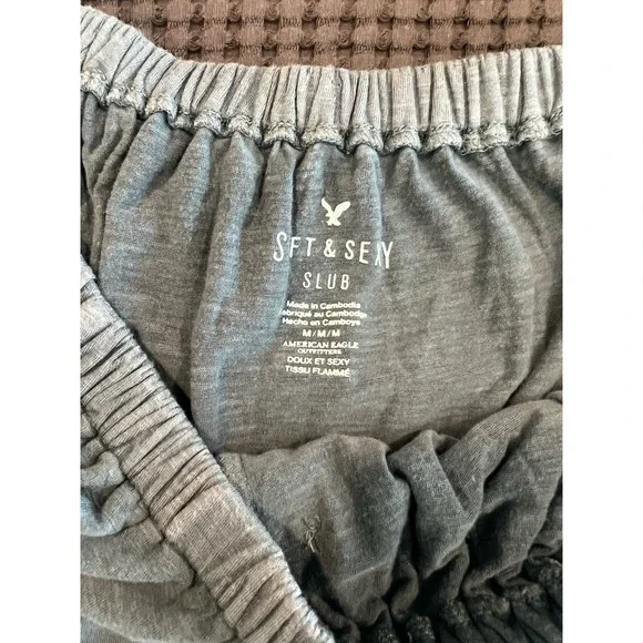 American Eagle Blouse | Womens Off the Shoulder Soft Knit Blouse - Picture 5 of 6